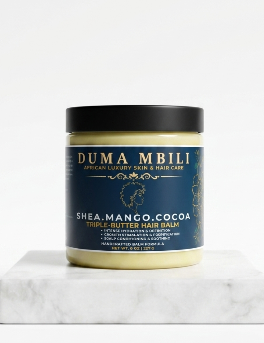 Duma Mbili Shea • Mango • Cocoa Triple-Butter Hair Balm