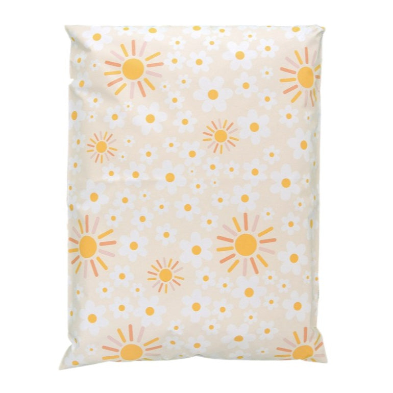 Sunshine Daisy Poly Mailers Size 12x15.5 Summer Shipping Bags