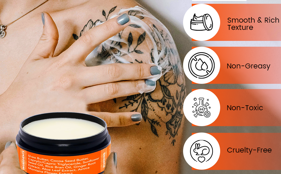 6-Pack Body Candy Tattoo Aftercare Tattoo Balm