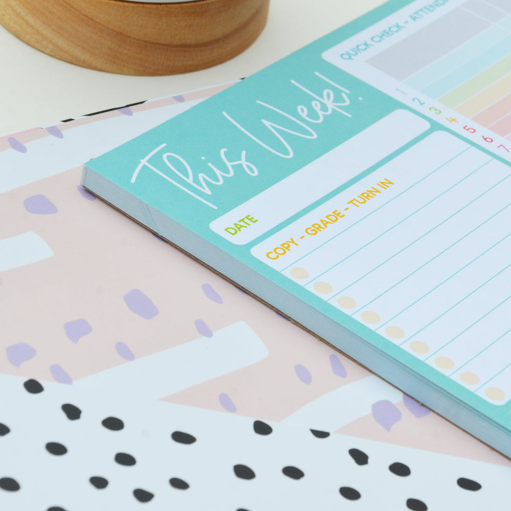 Notepad - THIS WEEK in My Classroom - Teacher's Weekly Notepad