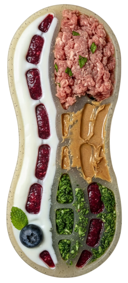 Peanut Nylon Dog Chew Toy | Ultra-Durable for Aggressive Chewers | SodaPup