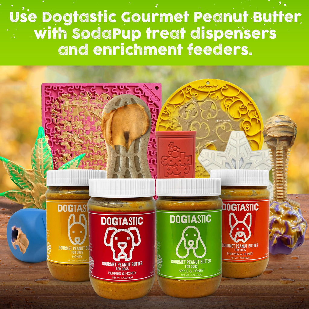 Dogtastic Peanut Butter for Dogs with Flax Seed - Xylitol-Free | USA Made - 50% off