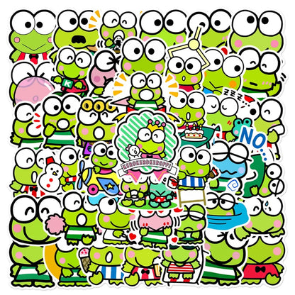 50pcs Sanrio Cartoon Stickers - Hello Kitty, Kuromi, My Melody