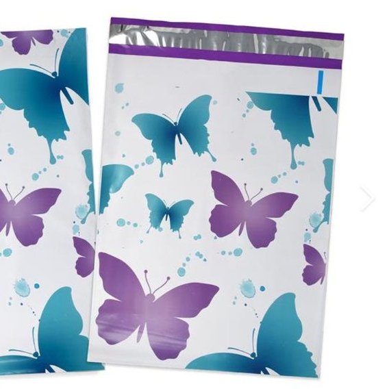 Butterfly Poly Mailers Size 14x17 Spring Poly Mailers