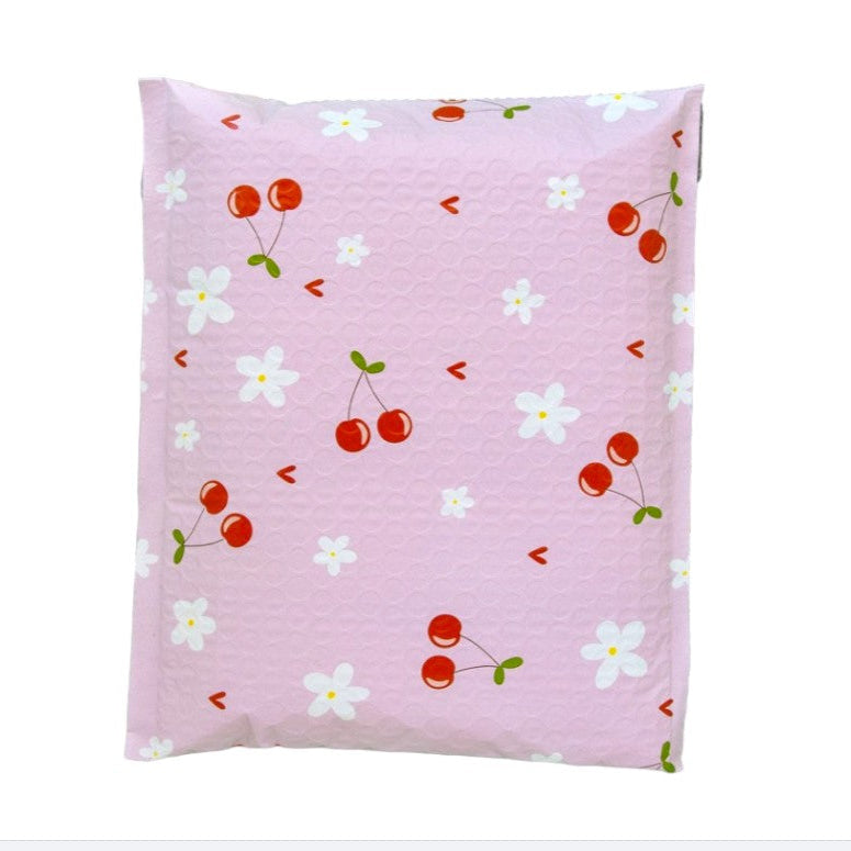 Cherry Pink Bubble Mailers Size 8.5x12 Padded Shipping Bags