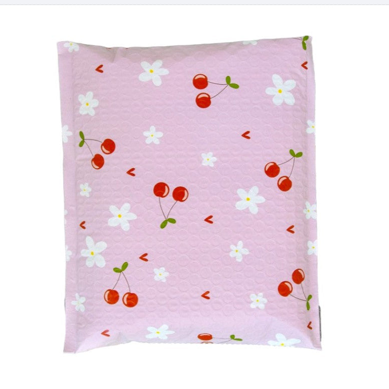 Cherry Pink Bubble Mailers Size 8.5x12 Padded Shipping Bags