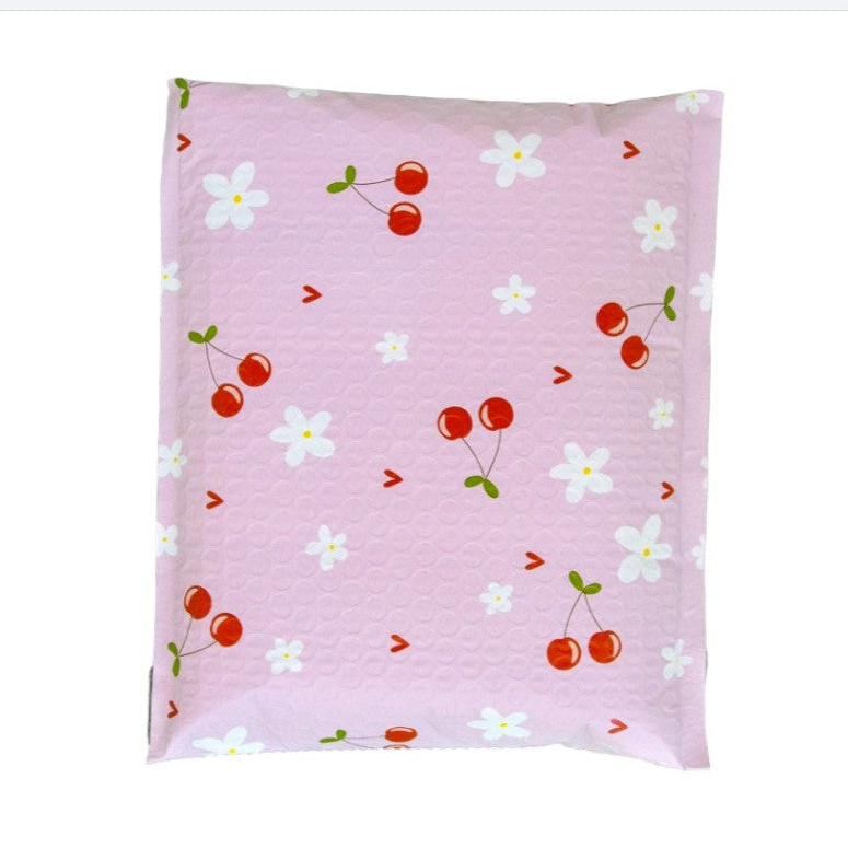 Cherry Pink Bubble Mailers Size 8.5x12 Padded Shipping Bags
