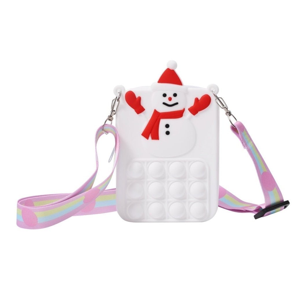 Christmas Fidget Bubble Pop Crossbody Bags