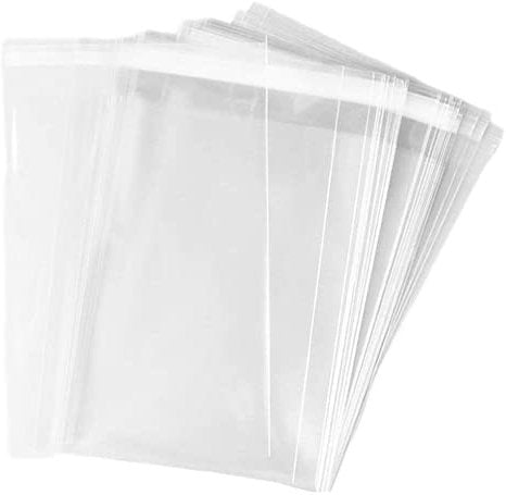 Clear Self Seal Cello Bags Size 6x6 Cellophane Packaging Supplies 100 Pack