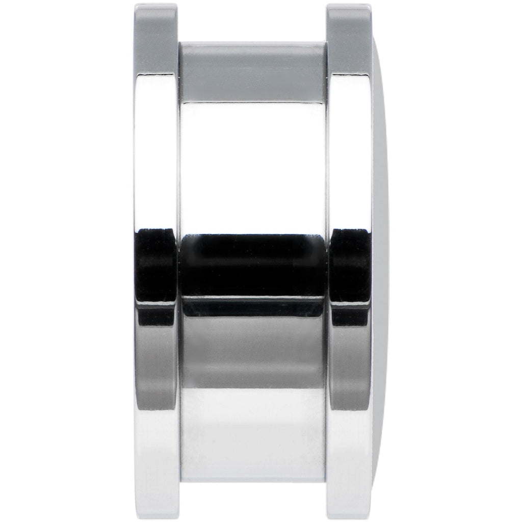 Black White Owl Steel Screw Fit Plug Set 20mm