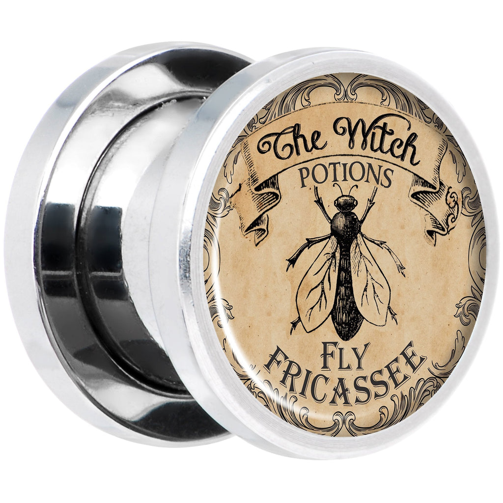 Witches Brew Fly Fricassee Halloween Plug Set  0G to 20mm