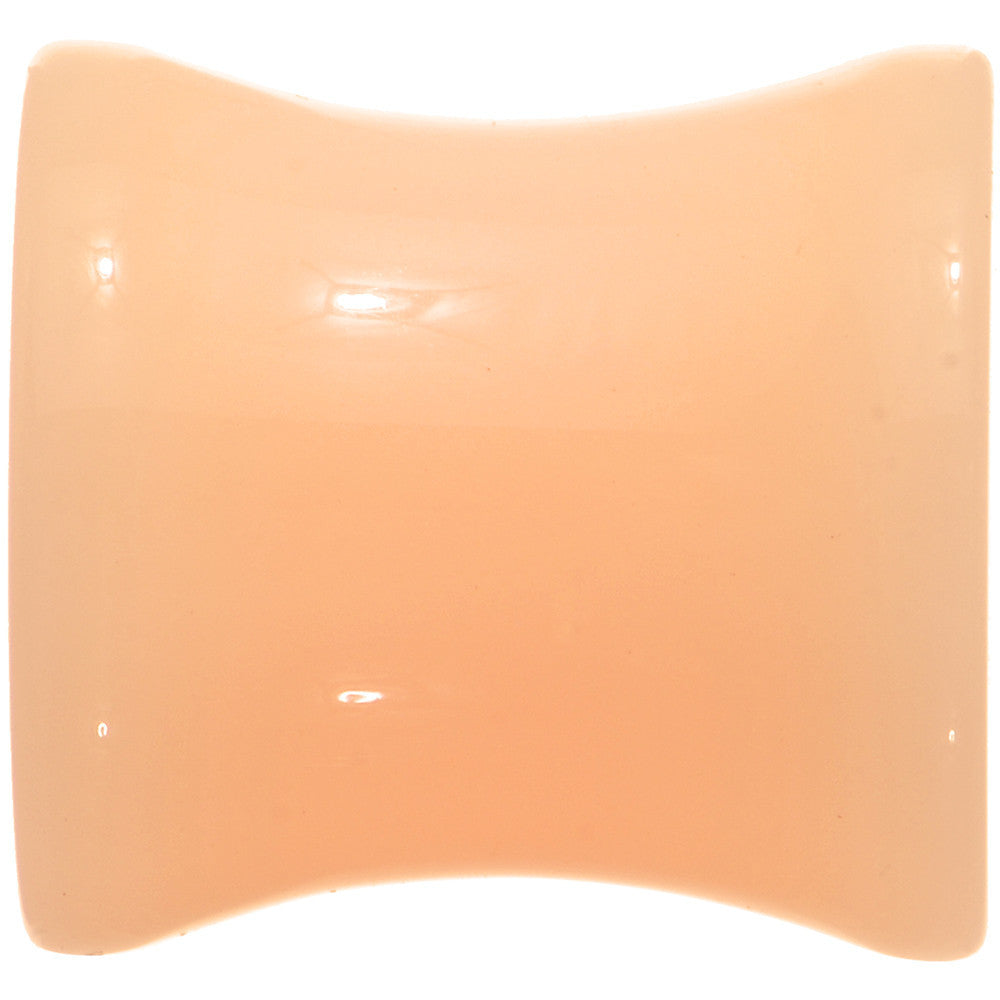 00G  Light Peach Solid UV Acrylic Flesh Tone Saddle Plug Set