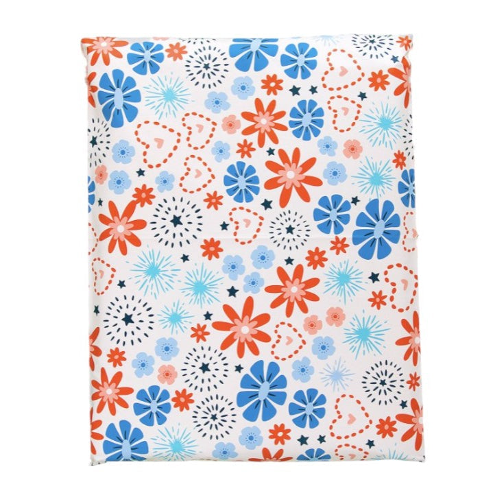 Fireworks Poly Mailers Size 12x15.5 Colorful Shipping Bags