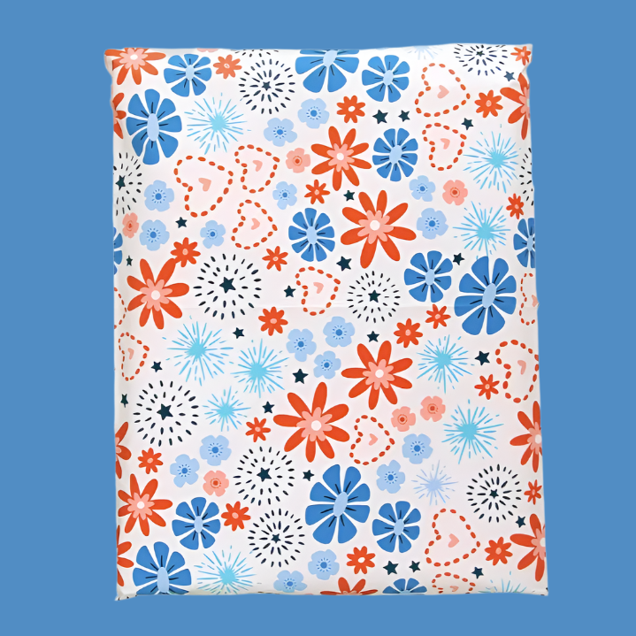 Fireworks Poly Mailers Size 6x9 Summer Shipping Bags