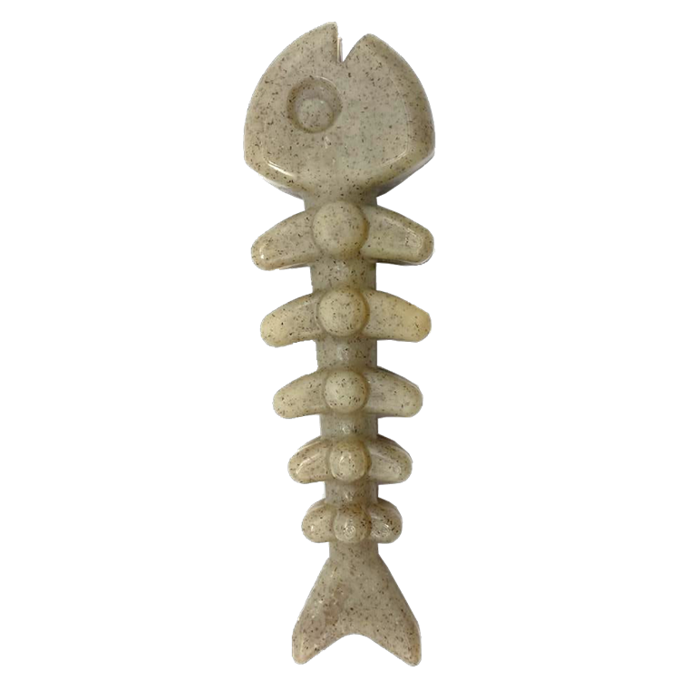 Fish Bone Nylon Dog Toy for Aggressive Chewers | USA Made | SodaPup