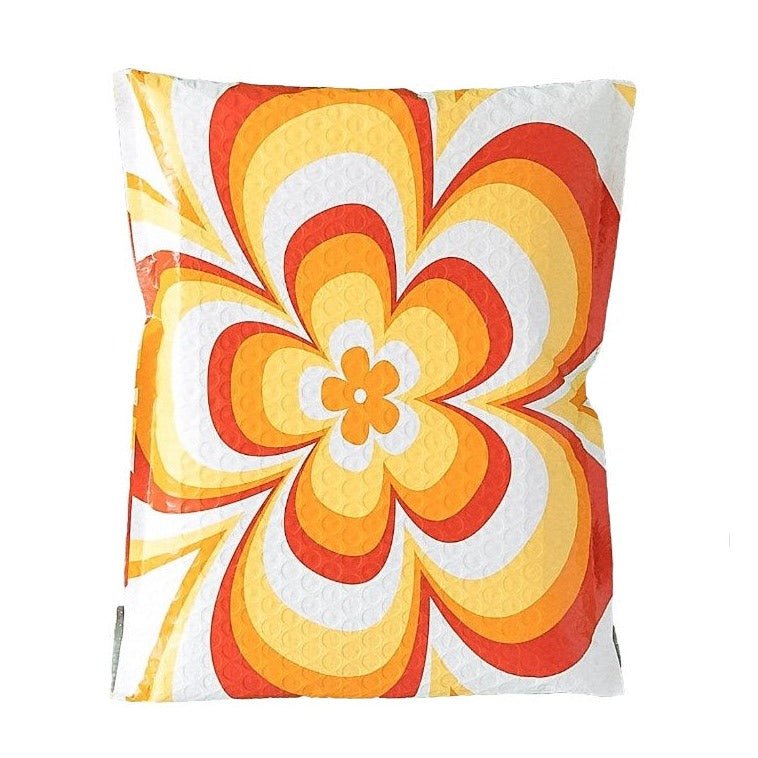 Flower Power Bubble Mailers Size 8.5x12 Padded Shipping Bags