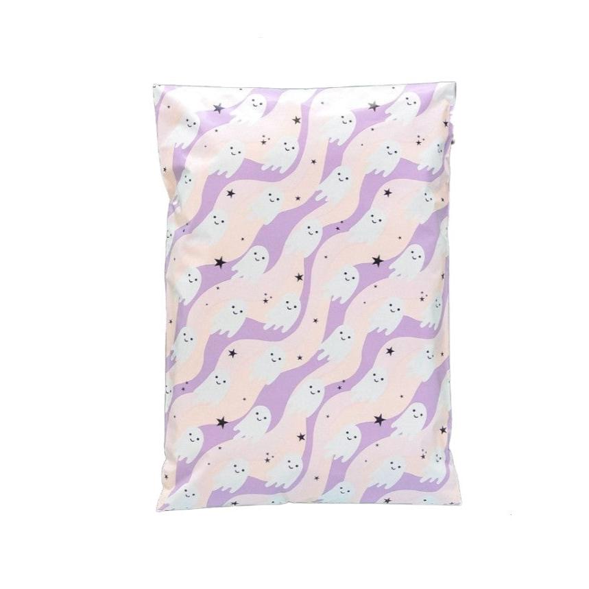 Ghosts Halloween Poly Mailers Size 7.5x10.5 Shipping Bags