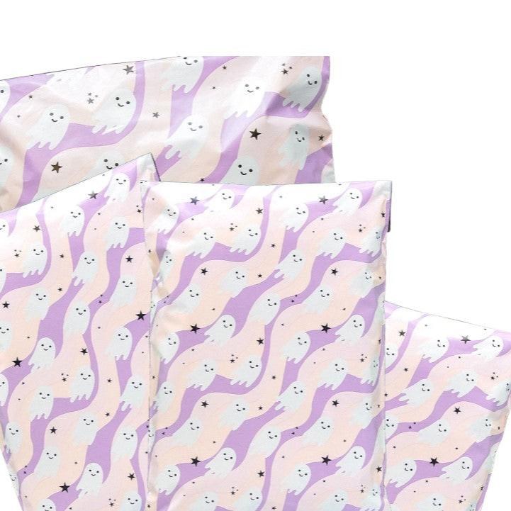 Ghosts Halloween Poly Mailers Size 7.5x10.5 Shipping Bags
