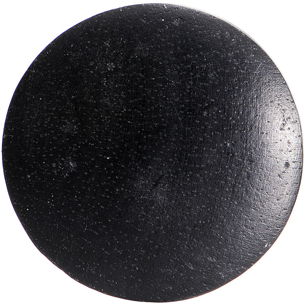 5/8 Organic Solid Black Areng Wood Saddle Plug Set