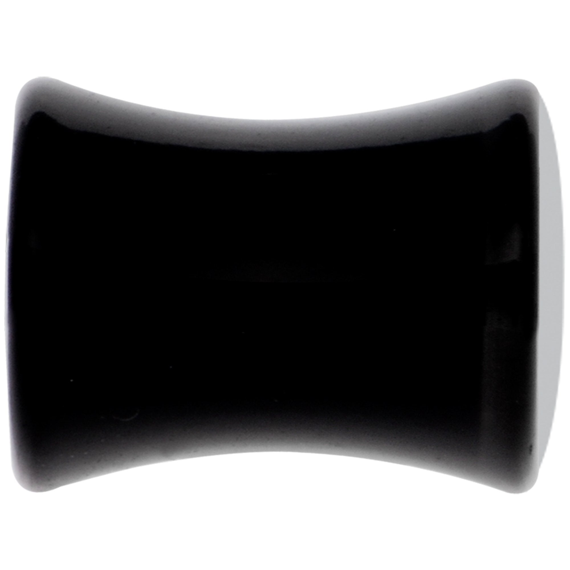 Black Acrylic Green Black Skull Saddle Plug Set 2G