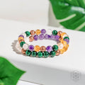 Powerhouse of Wealth Manifestation - Crystal Quartet Bracelet Set