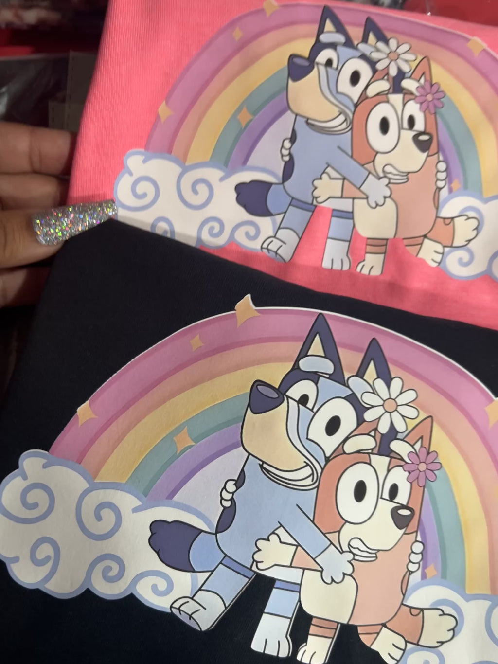 Dog Friends Rainbow T-shirt