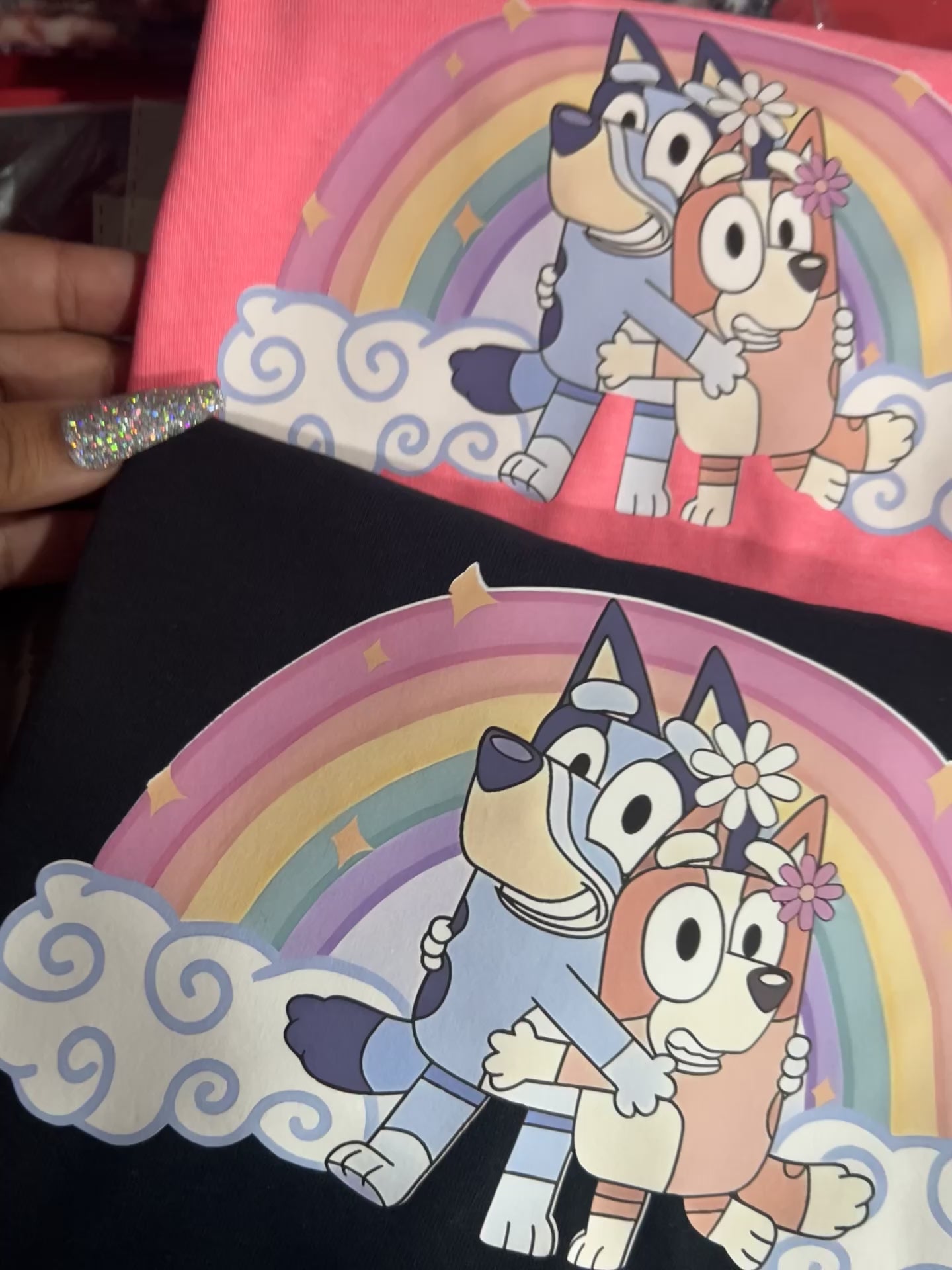 Dog Friends Rainbow T-shirt