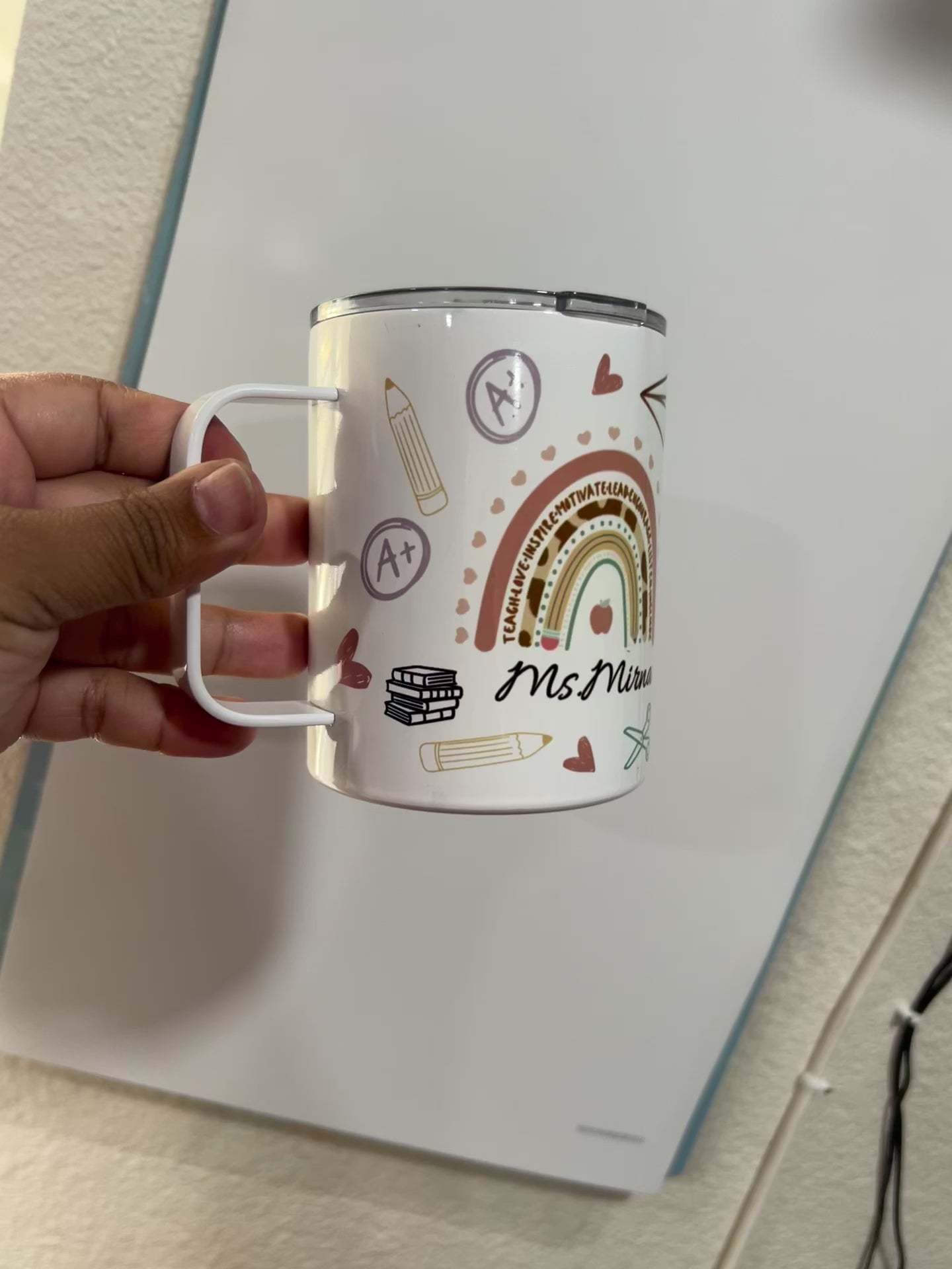 Teachers Inspire portable mug