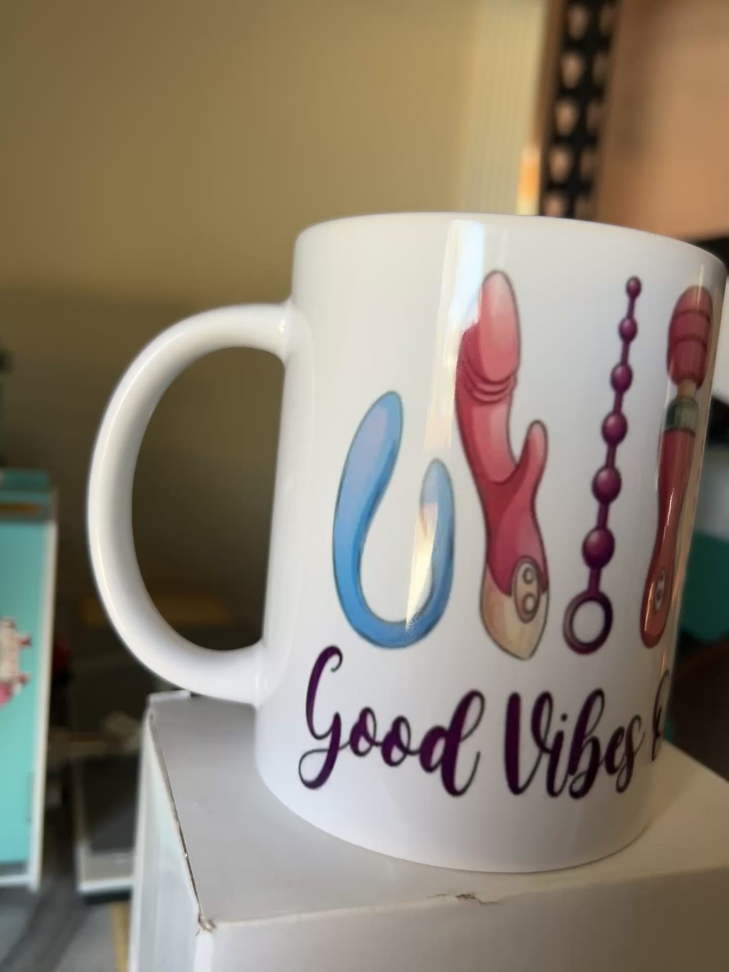 Good Vibes Only Mug (adult humor)