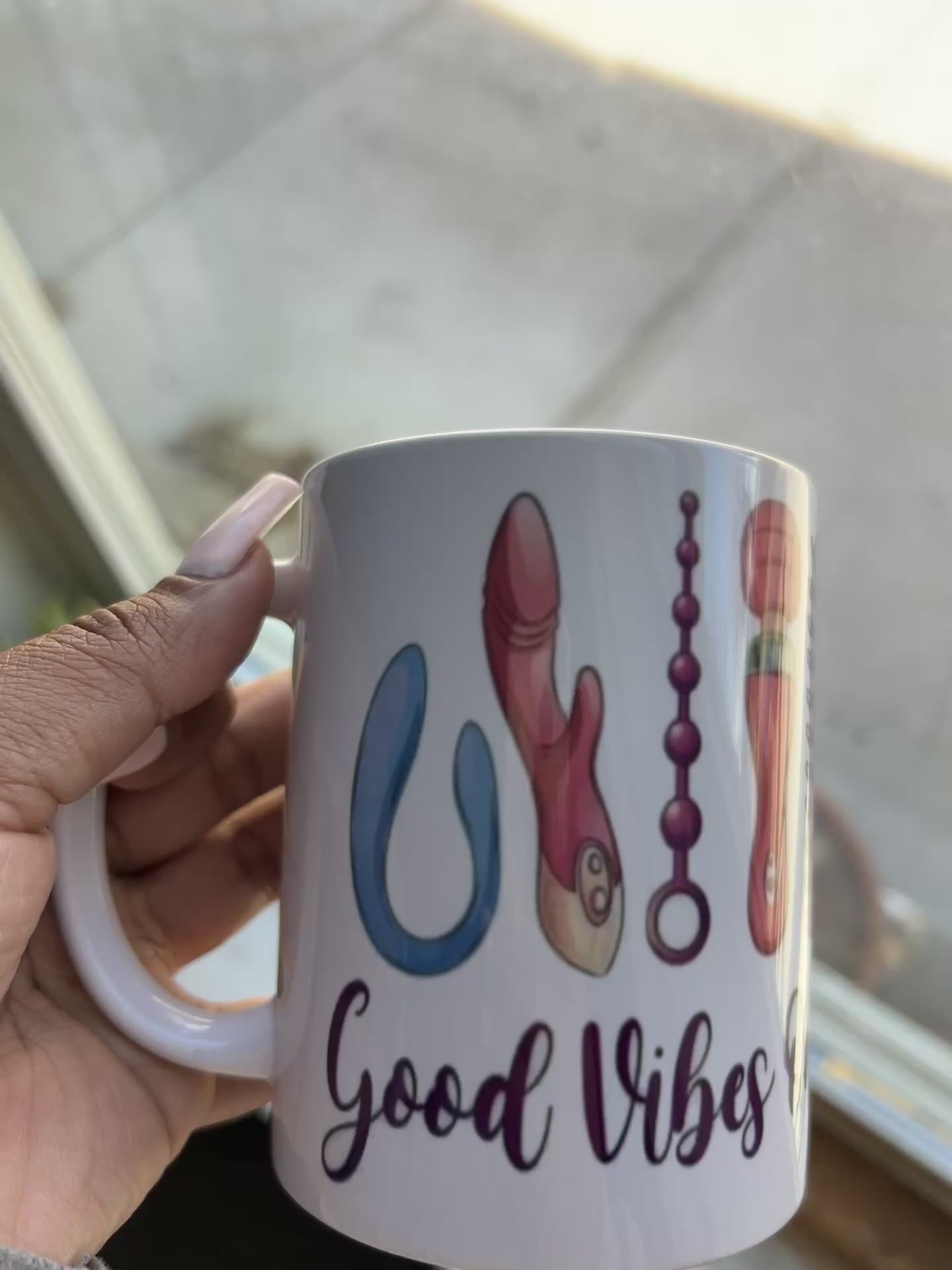 Good Vibes Only Mug (adult humor)