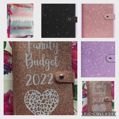 Custom Budget Binder (Regular&Glitter Colors)