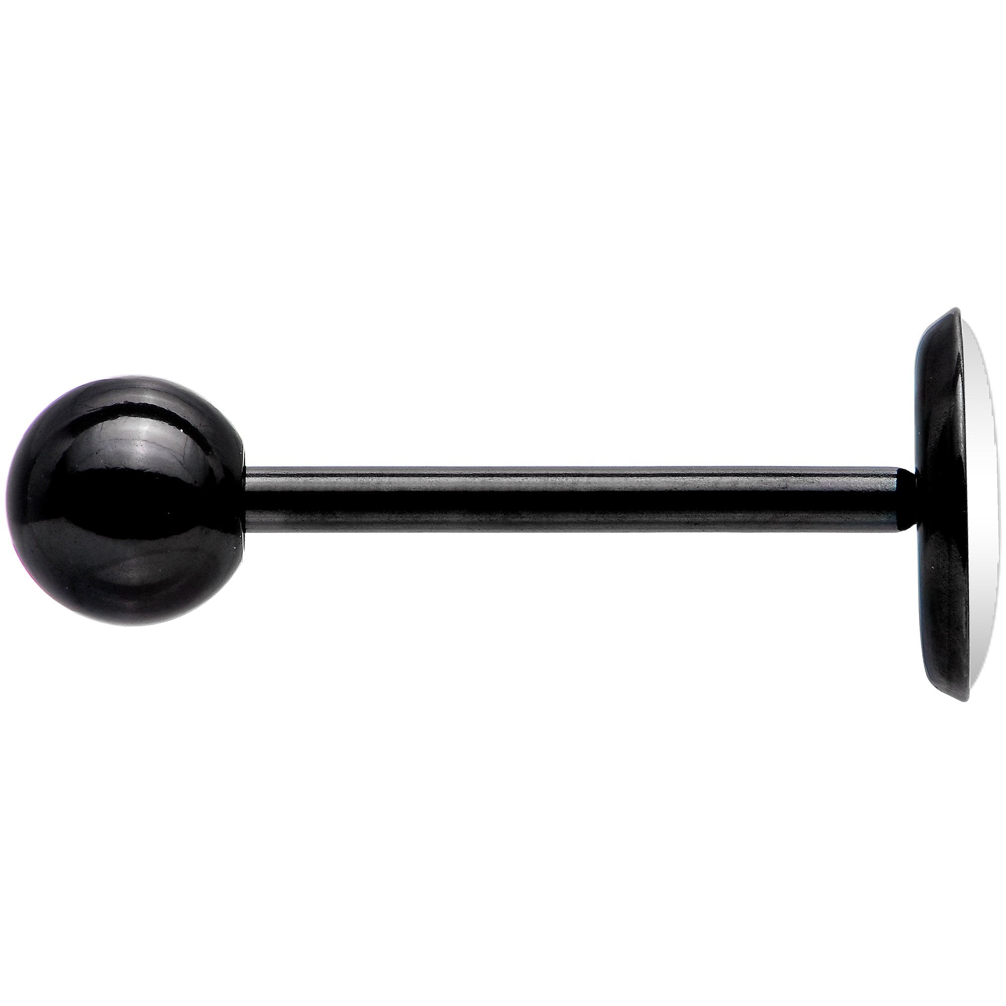 Custom Pink Mandala Personalized Name Black Barbell Tongue Ring