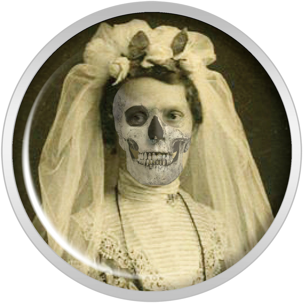 Undead Bride and Groom Halloween Plug Set 20mm